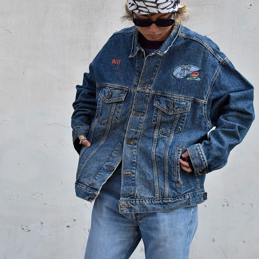 90's Levi's 70507-4890 刺繡！ デニムジャケット USA製 231028H
