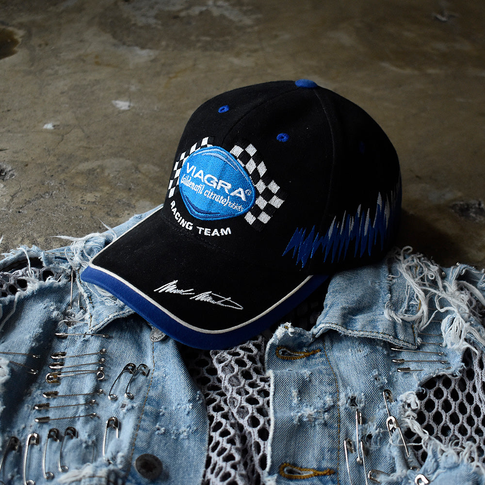 CHECKRED FLAG SPORTS “VIAGRA” NASCAR レーシングCAP デッドストック 250707H