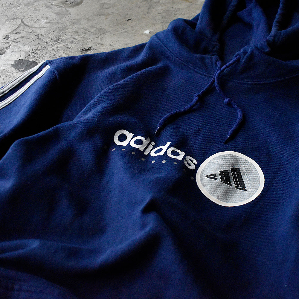 Y2K adidas パフォーマンスロゴ パーカー 231117H