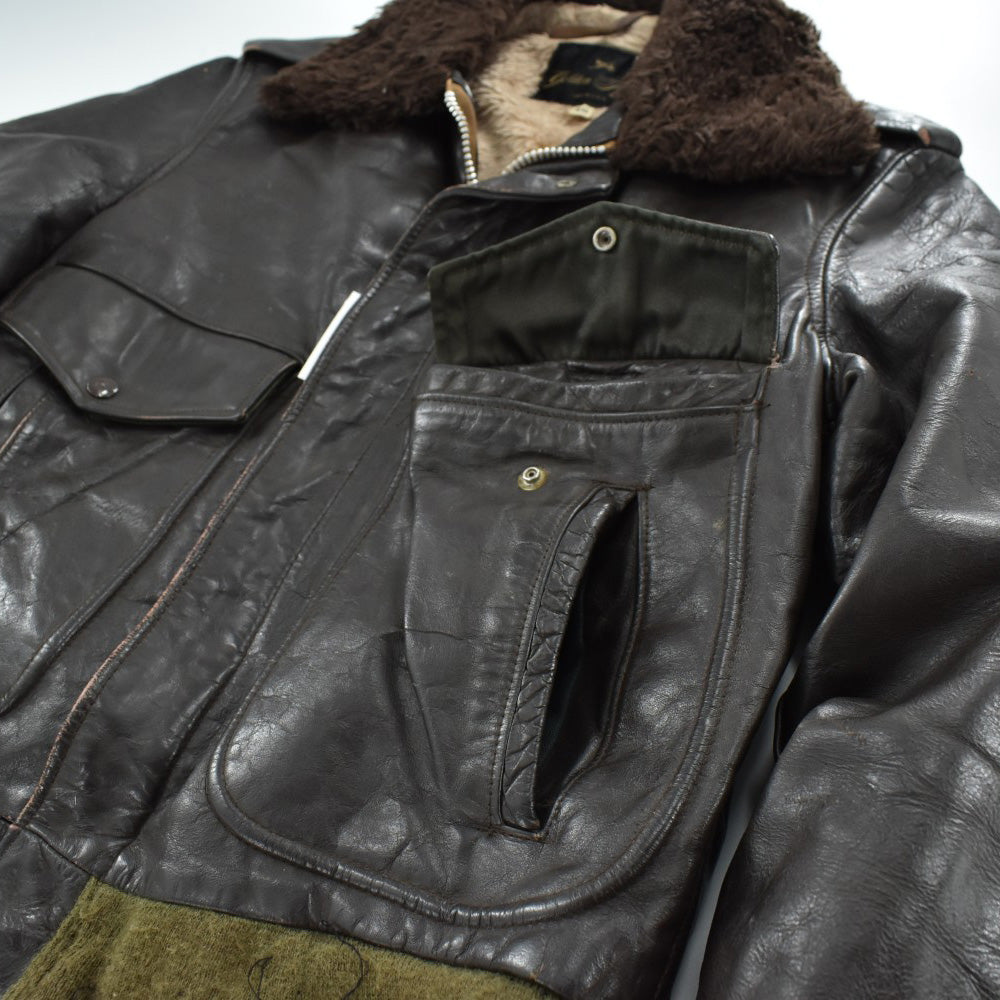 70’s Golden Fleece Spiewak レザー フライトジャケット G-1タイプ USA製 261016H