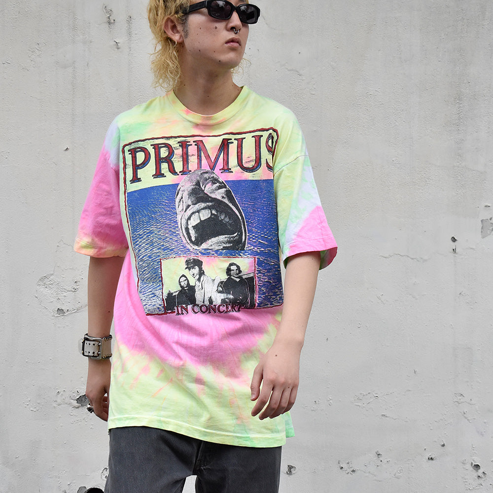 90's PRIMUS "SUCKS ON TOUR" タイダイTシャツ 240705H
