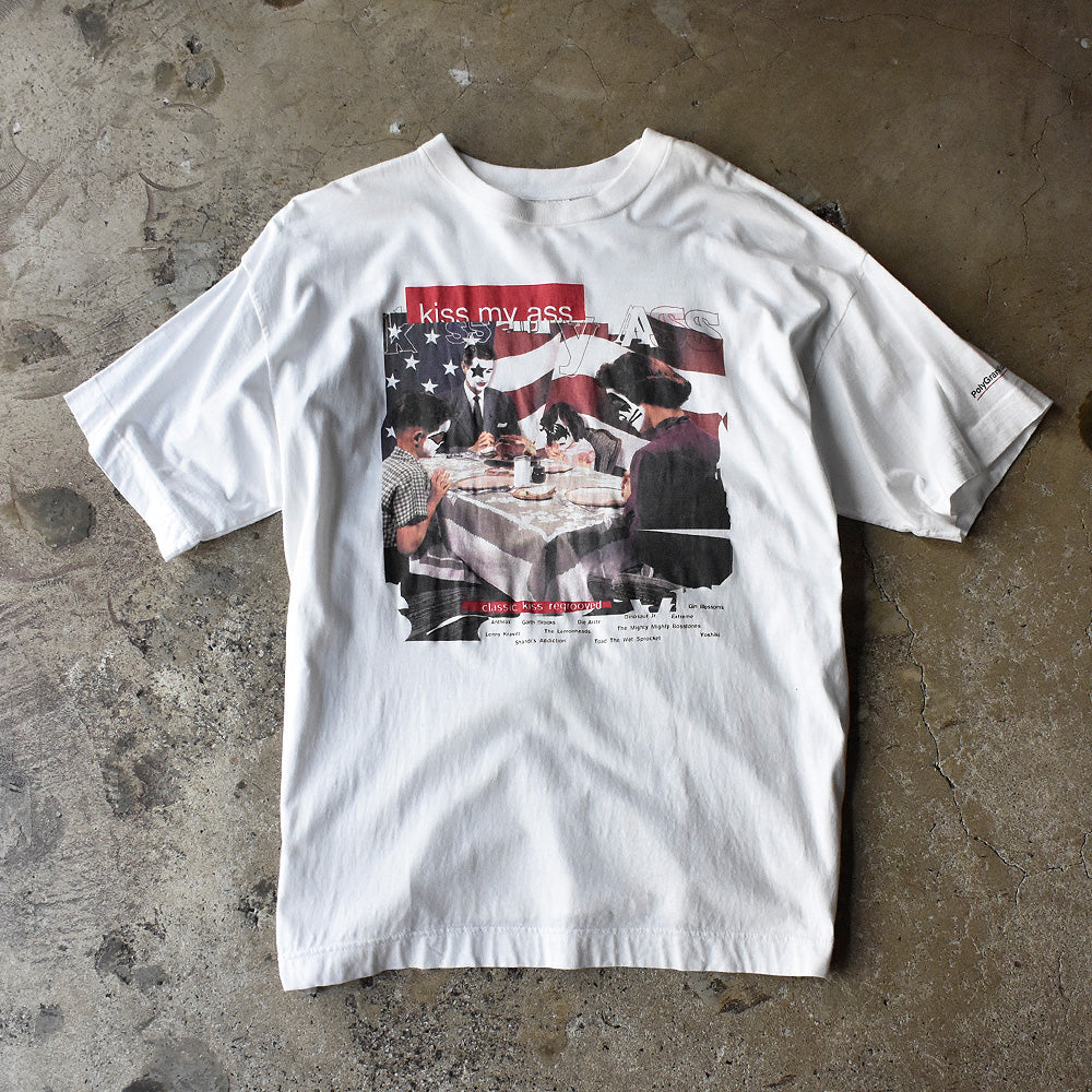 90's Kiss “Kiss My Ass: Classic Kiss Regrooved“ ロック Tシャツ 250703HY3