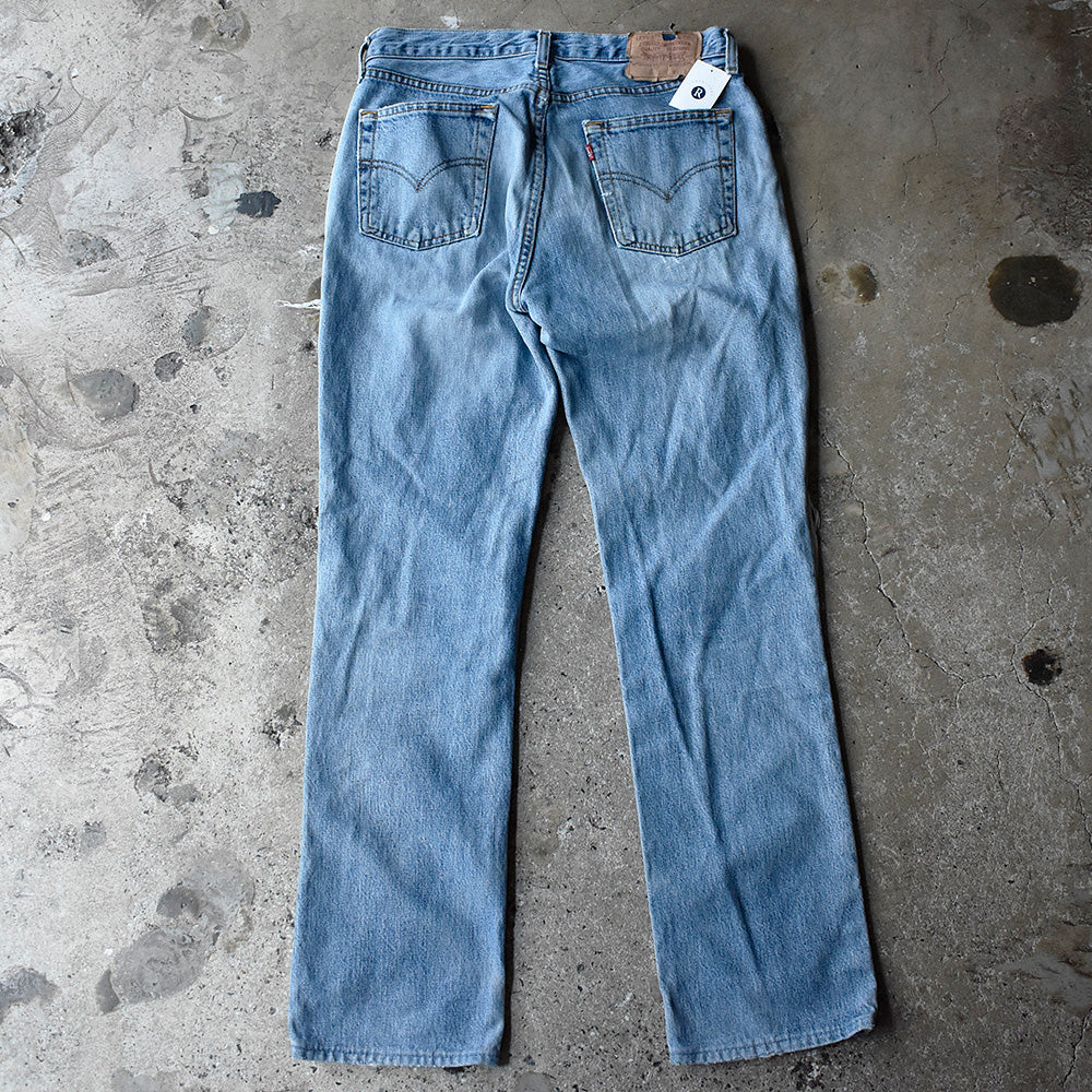 Y2K ダメージ！ Levi's 595 デニムパンツ Euro製 250726H