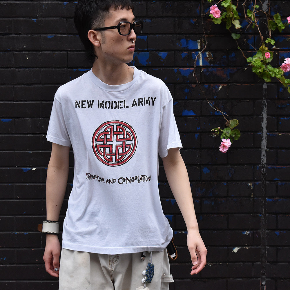 80's　New Model Army/ニュー・モデル・アーミー　"Thunder and Consolation" Tour Tee　230509H