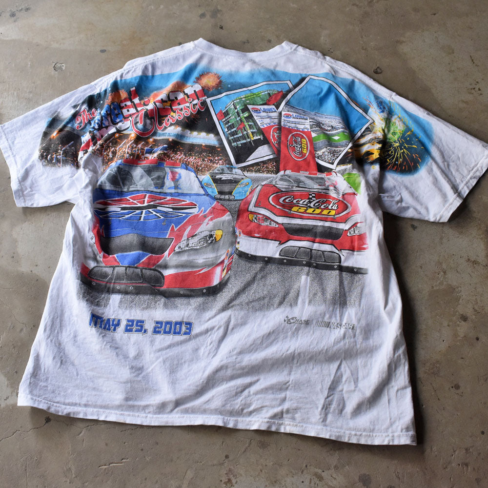 Y2K CHASE AUTHENTICS NASCAR AOP！ レーシング Tシャツ 240526