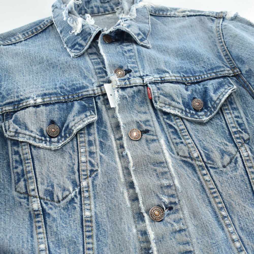 70's Levi's 70505 "BORO" クラッシュデニムジャケット USA製 260306H