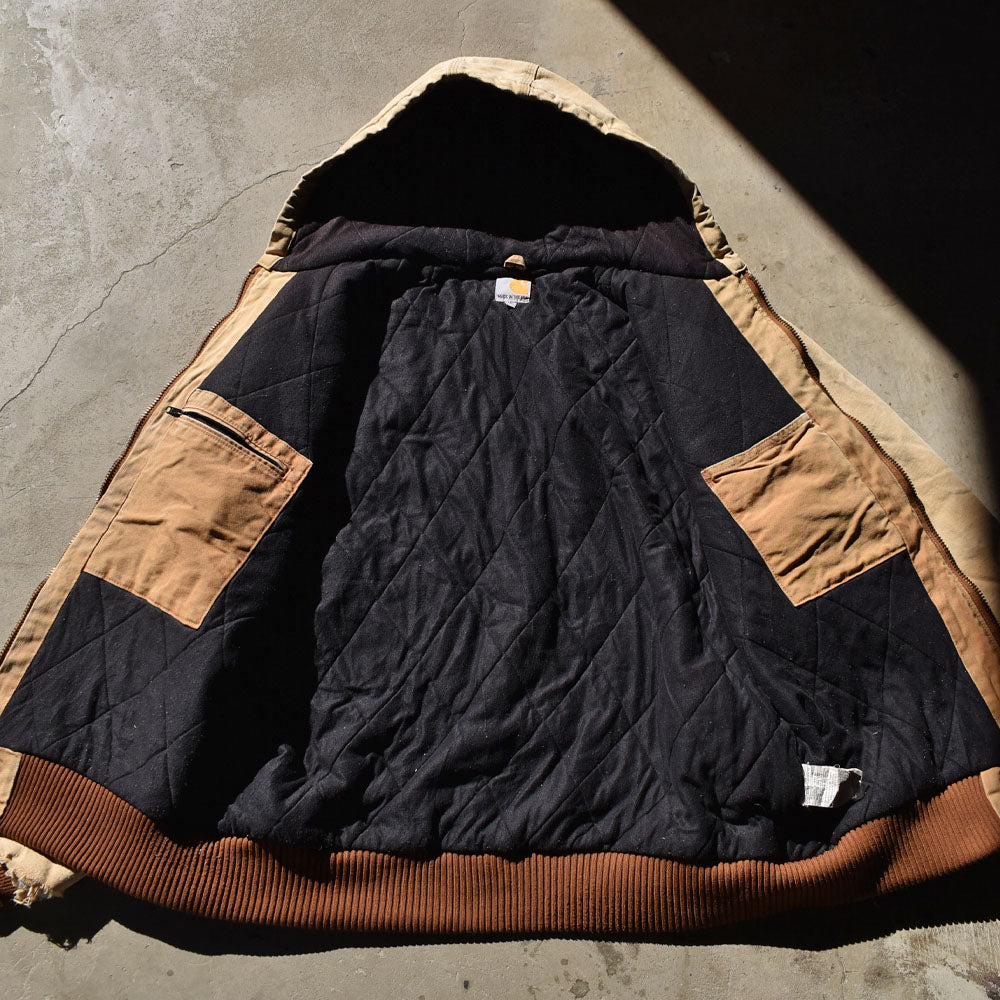 90’s Carhartt 雰囲気◎！ キルティングライナー アクティブパーカー USA製 231114H