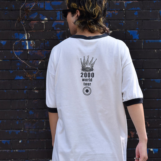 Y2K Ben Harper & The Innocent Criminals “Burn to Shine World Tour” リンガー ロック Tシャツ 230928H