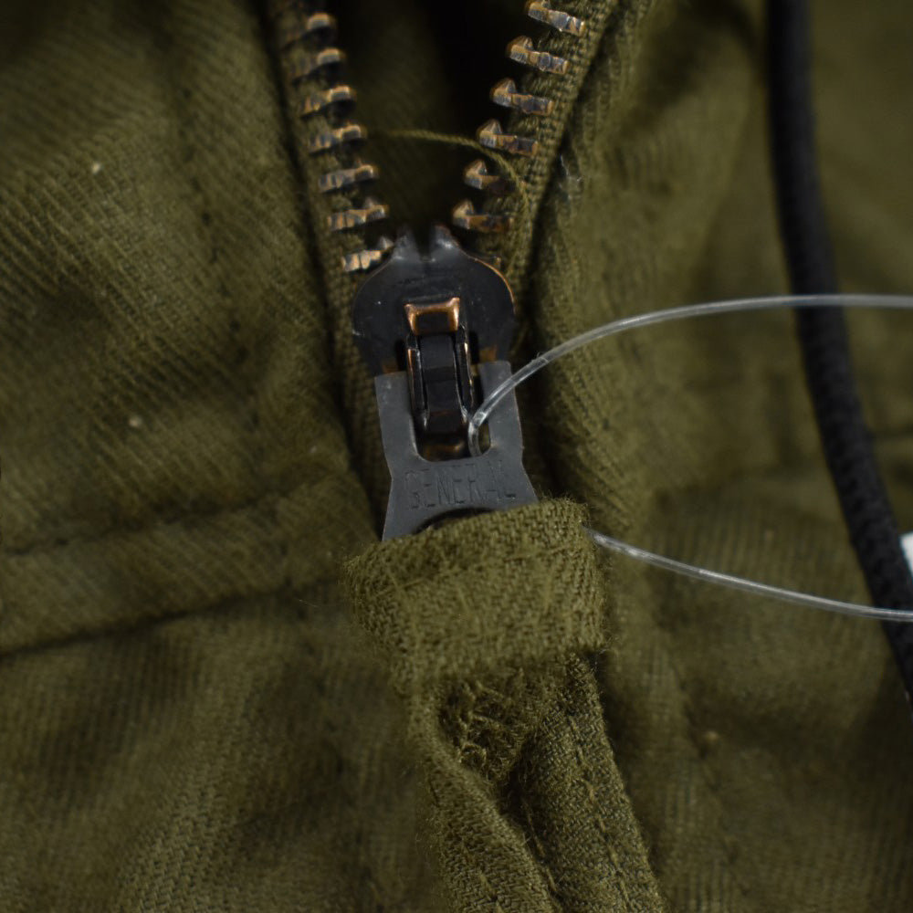 70’s U.S.NAVY ALPHA INDUSTRIES MIL-H-18374 リアルファー フードベスト ステンシル入り 261027H