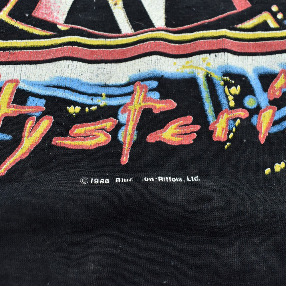 80's Def Leppard "Hysteria" Tour ハードロックTシャツ 260609H