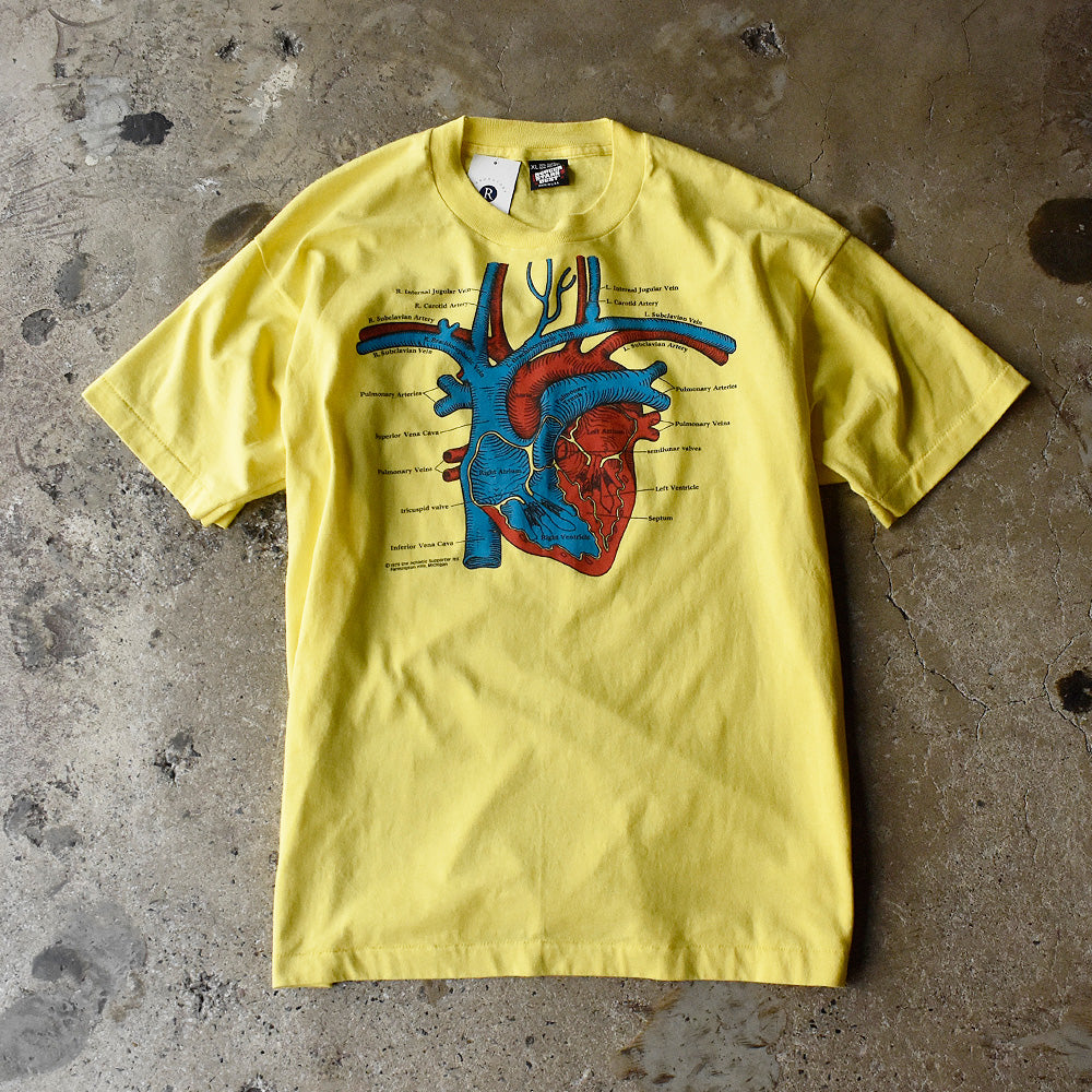 90's Anatomical Heart “解剖学的心臓” Tシャツ USA製 250521H