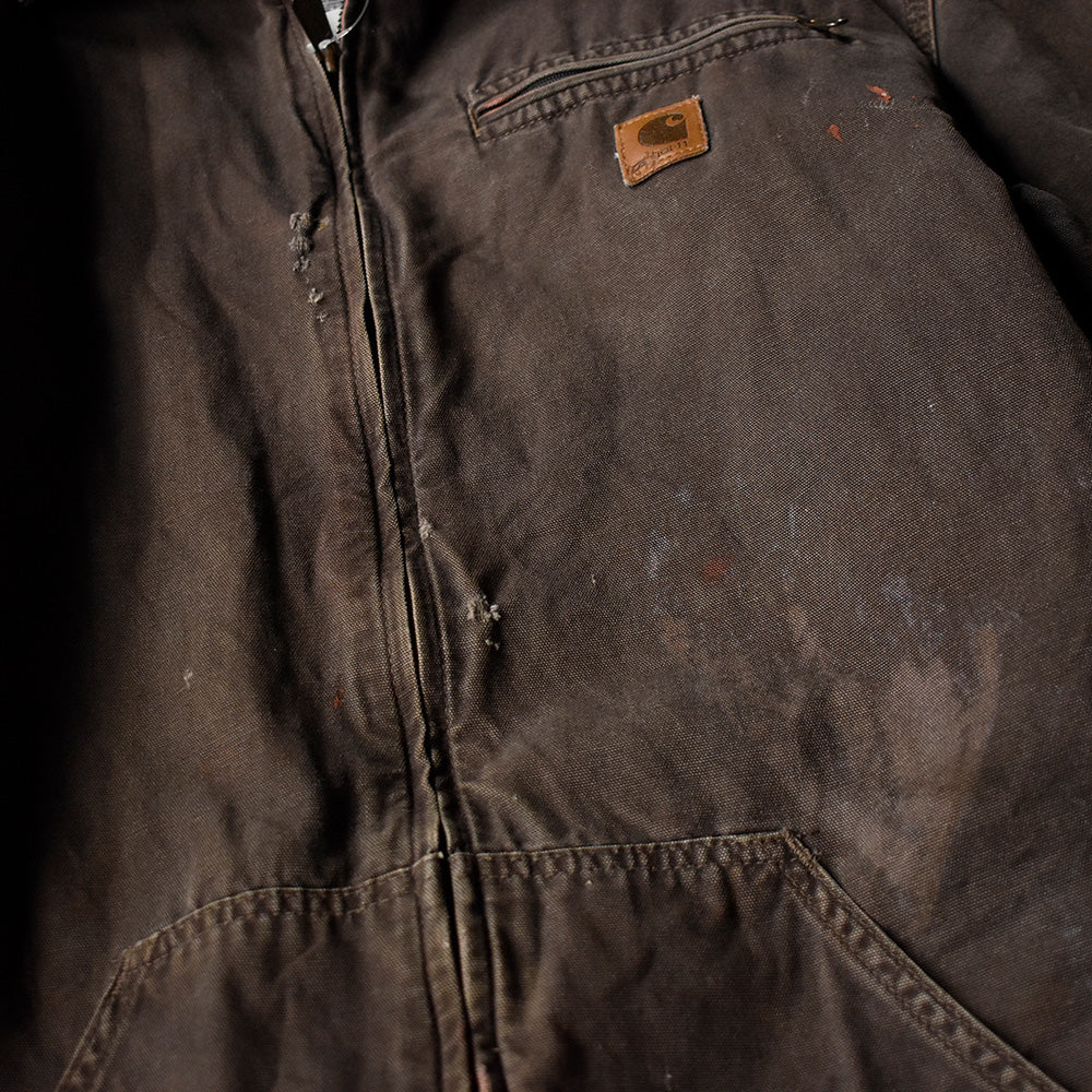 Y2K Carhartt ダメージ！ブリーチ！ ハミルトン ジャケット 250207H