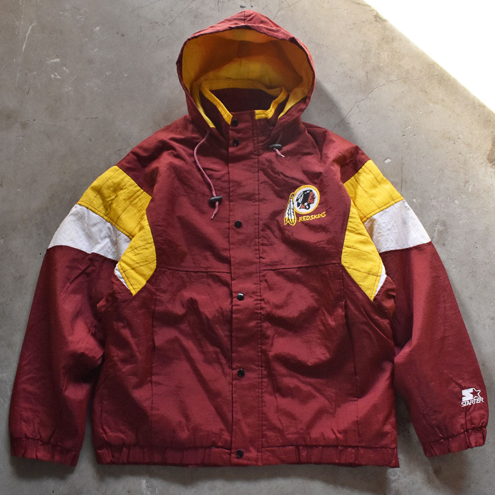 90’s STARTER ”NFL Redskins“ 中綿入り ナイロンジャケット 231222