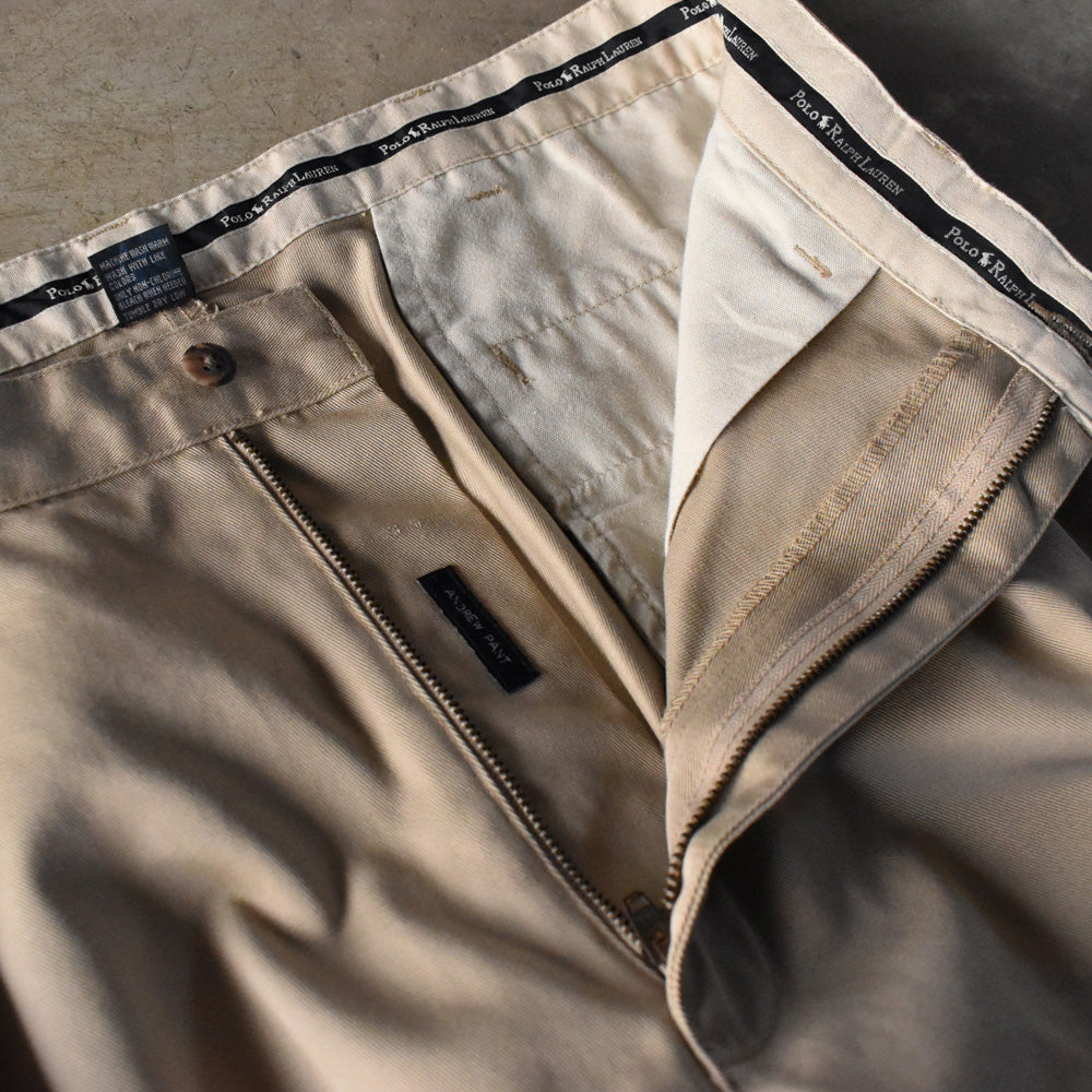 Polo Ralph Lauren “ANDREW PANT” ツータック チノパン 240321 S2028