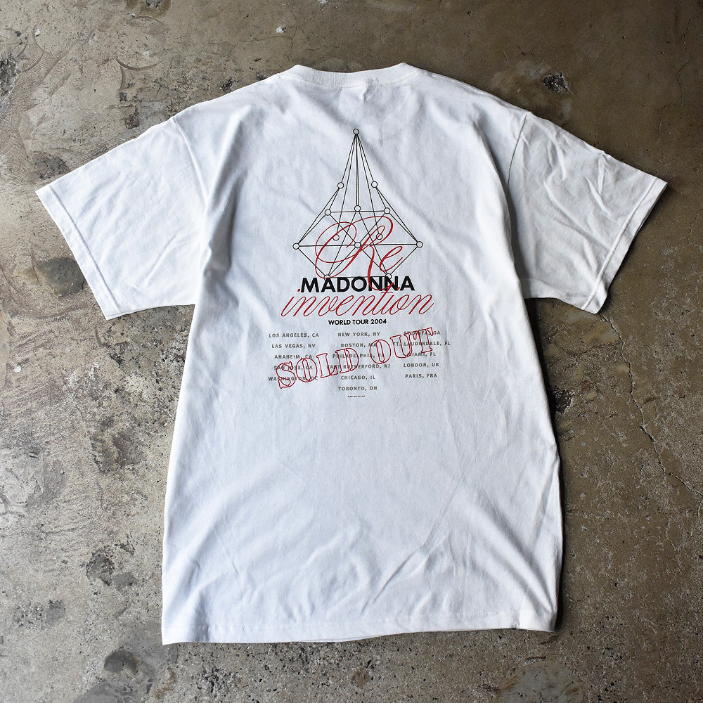 Y2K デッドストック！ Madonna “Re-Invention“ World Tour Tシャツ 250621H