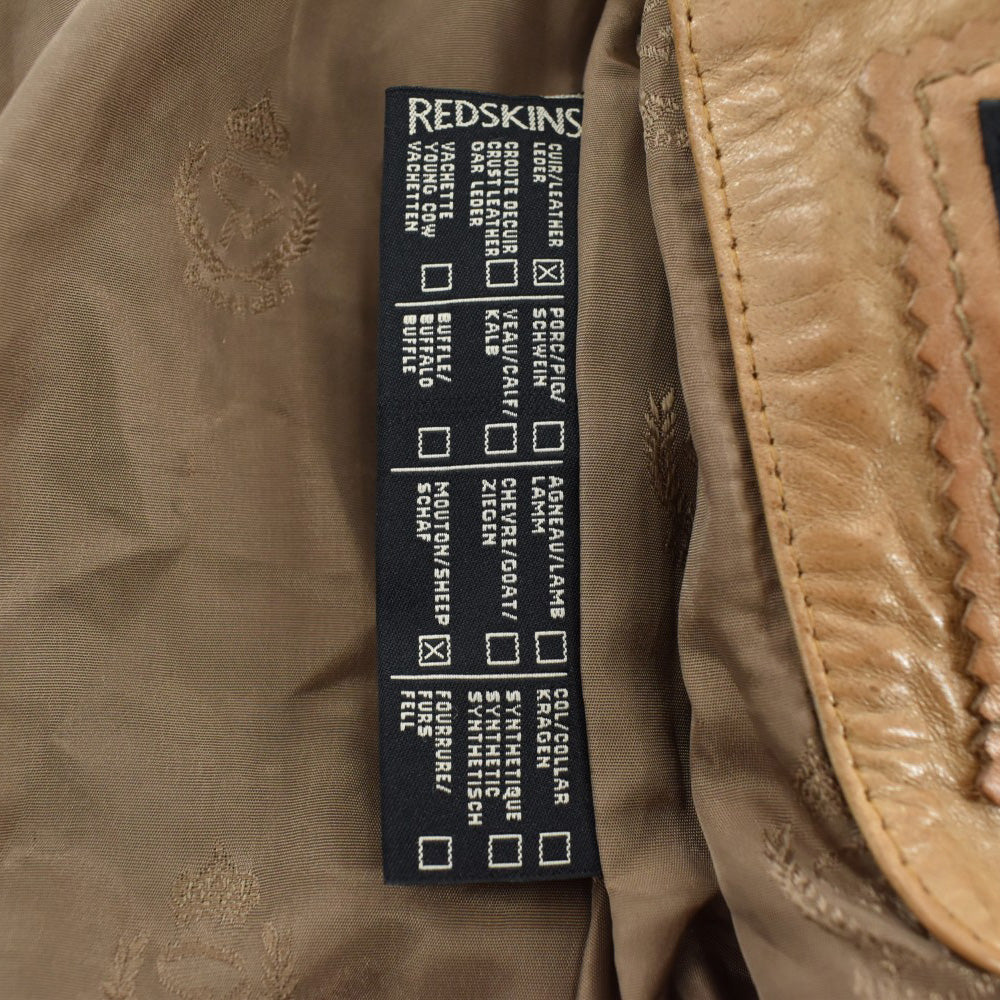 Y2K REDSKINS シープレザー レザージャケット 261020H