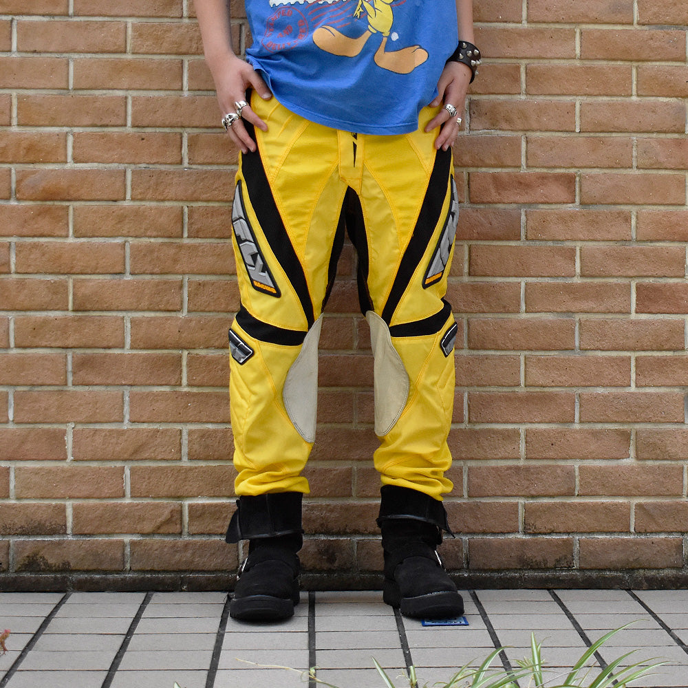 Y2K FLY Racing モトクロス レーシングパンツ イエロー！ 250729H