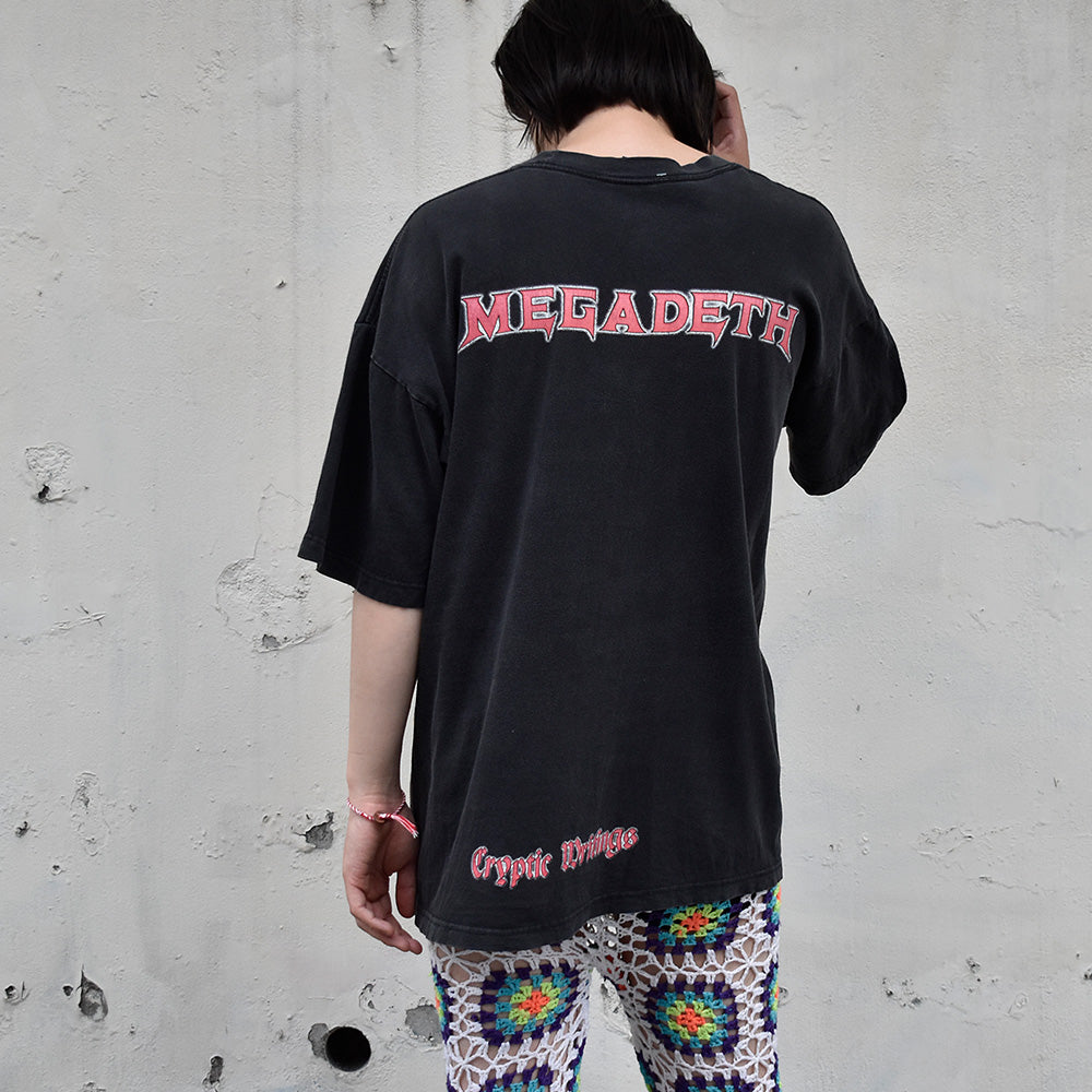 90's MEGADETH×Chaos! Comics “Cryptic Writings” Tシャツ 240603H