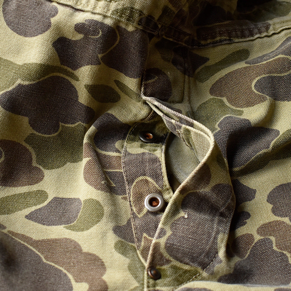 80's～ Carhartt ダックハンターカモ！ ダブルニー ダック オーバーオール 240513H