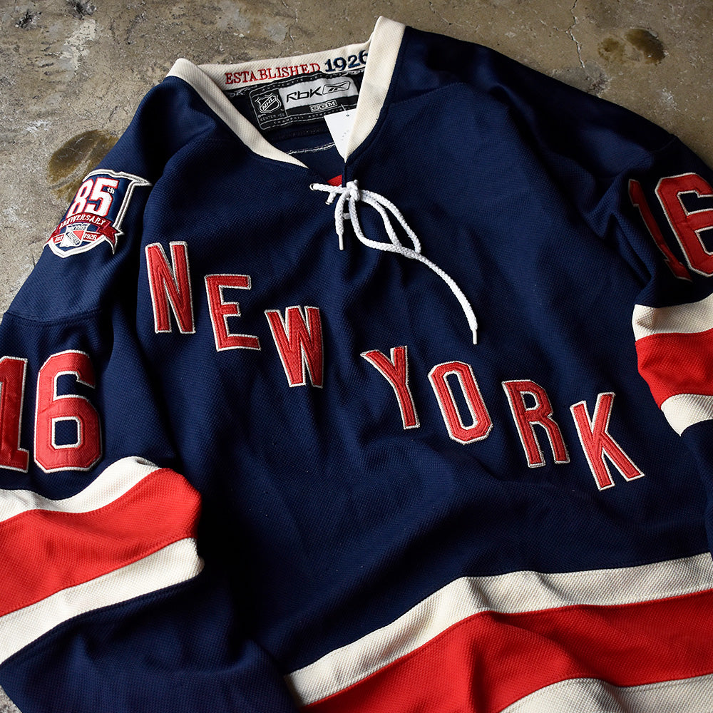 Y2K Reebok NHL “New York Rangers“ ホッケーシャツ 240511H