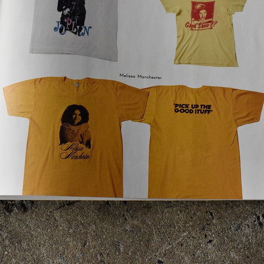 70’s デッドストック！ Melissa Manchester “Pick Up the Good Stuff” Tシャツ “Couleurshirt掲載” 231004H