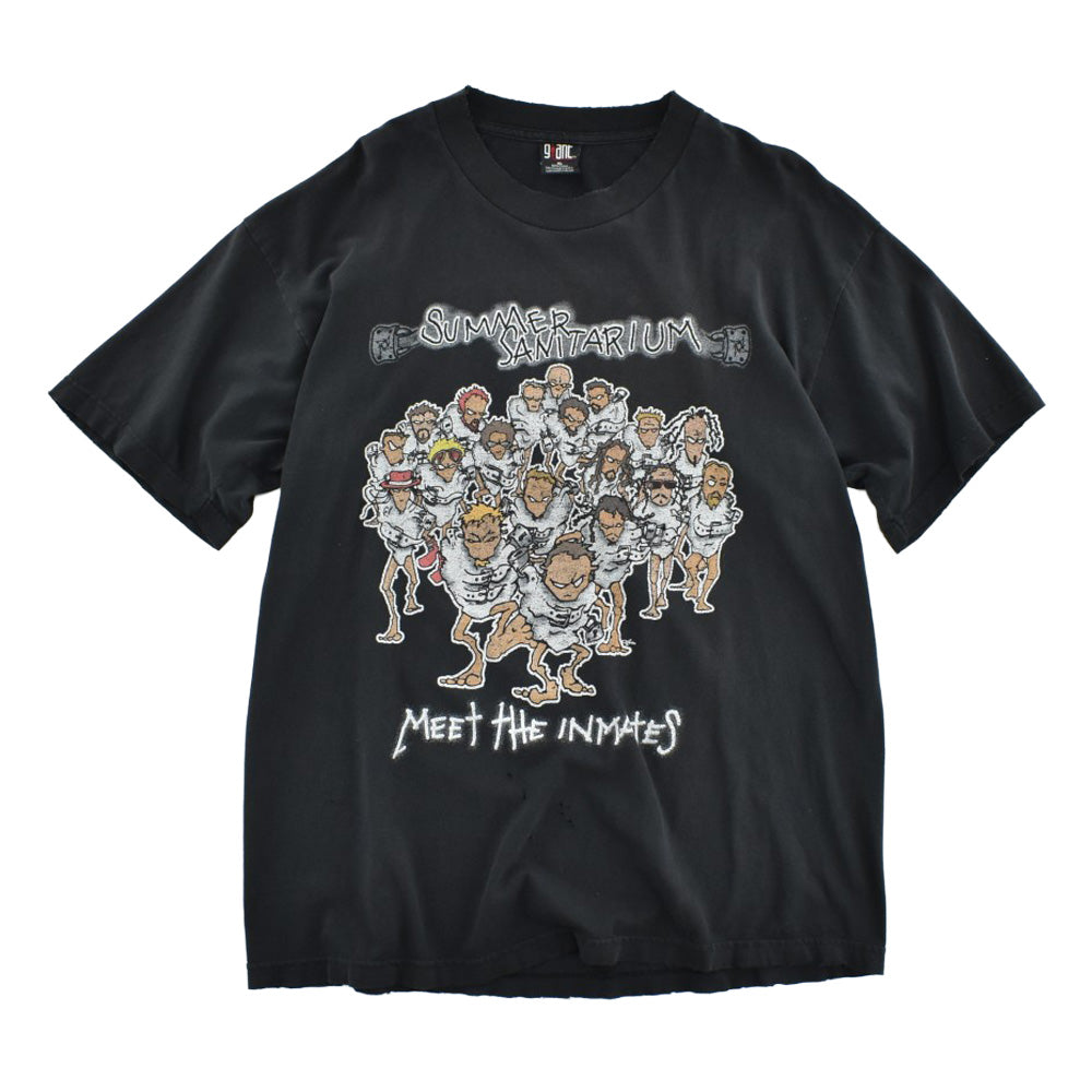 Y2K Metallica Summer Sanitarium Tour 2000 ヘヴィメタル ツアーTシャツ 260707H