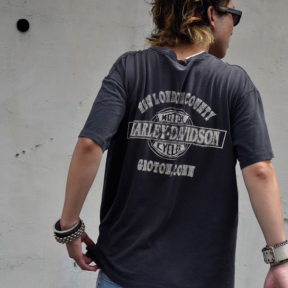 90's　Harley-Davidson/ハーレー・ダビッドソン　Harley Tee　USA製　230904H