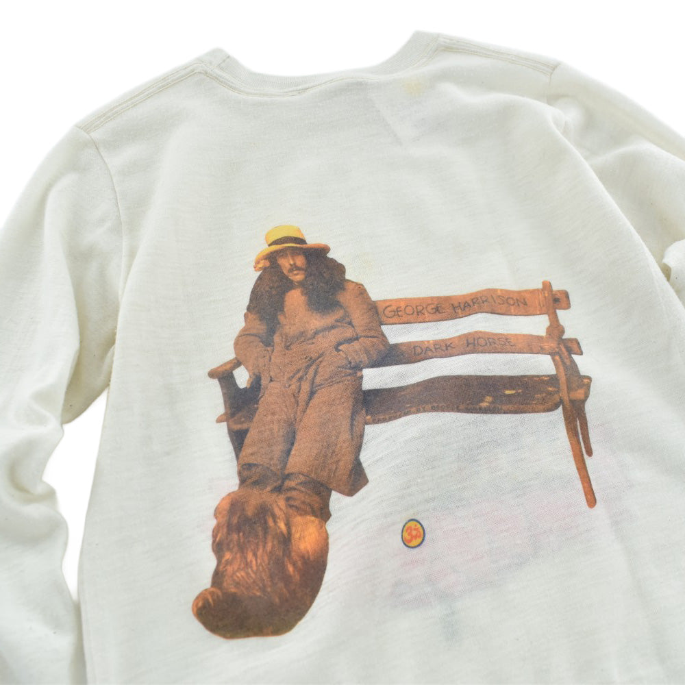 70's George Harrison "DARK HORSE" ロングスリーブ ロックTシャツ 260901H