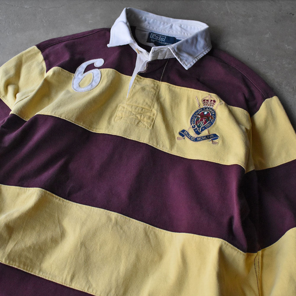 90's Polo Ralph Lauren ラグビージャージ ラグビーシャツ 240503