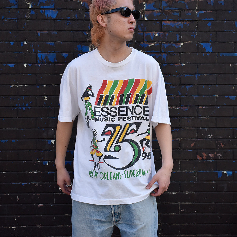 90's Essence Music Festival 1995 Tシャツ 240109H