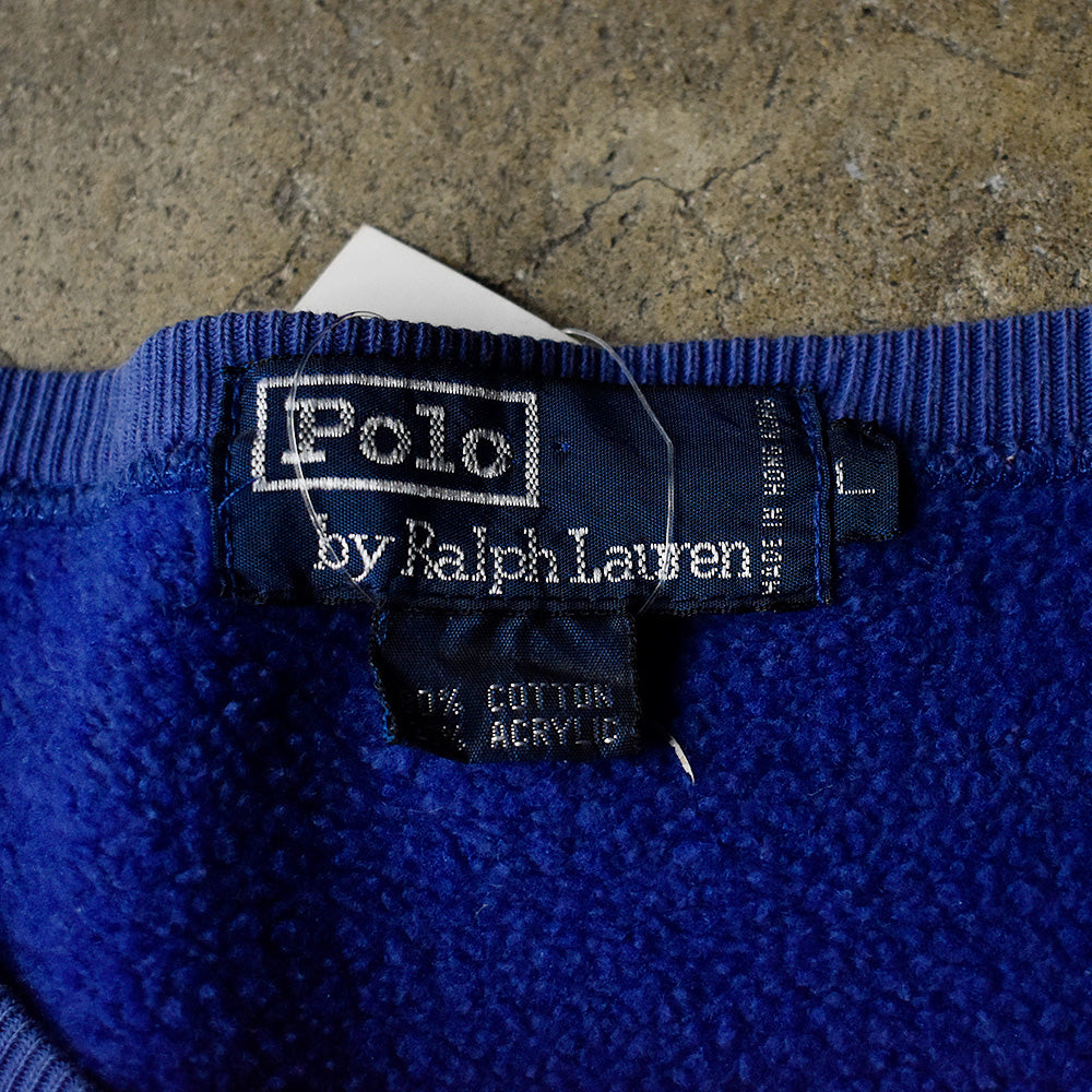 90's  Special！ POLO Ralph Lauren “SUICIDE SKI” big logo！ スウェット 240207H