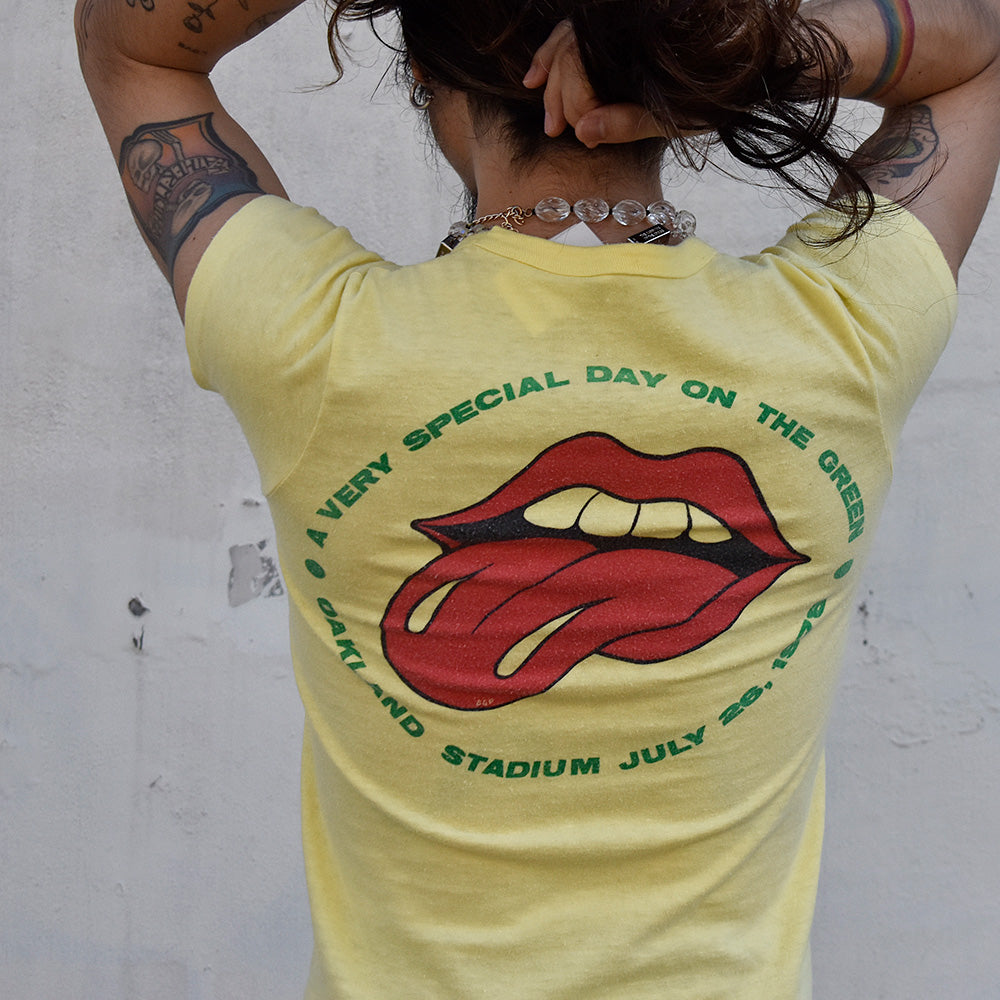 70's The Rolling Stones “Day on the Green” Tシャツ “Couleurshirt掲載” 231129HY33