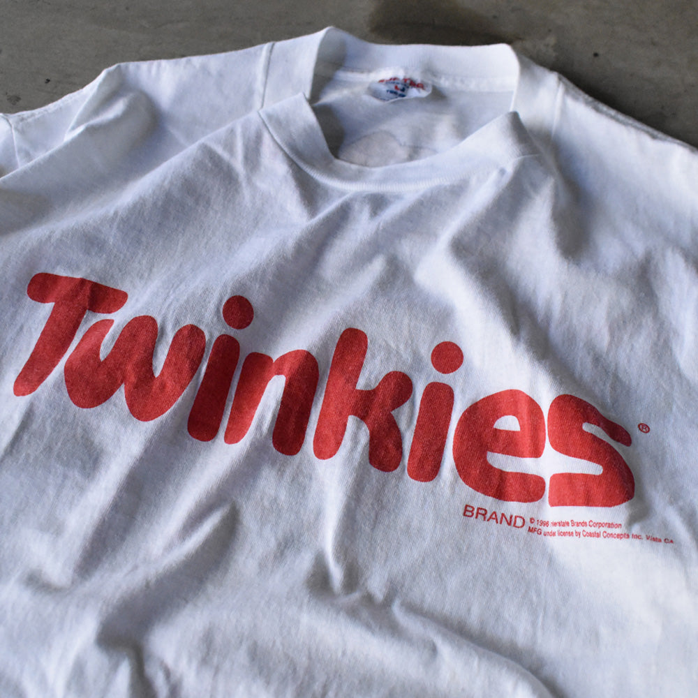 90's “Hostess Twinkies / Twinkie the Kid” 両面プリント 企業ロゴ Tシャツ USA製 240401