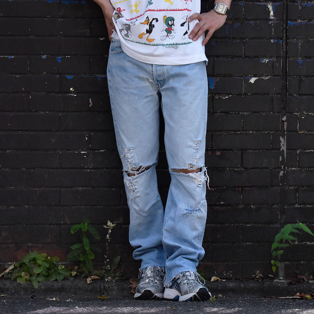90's ダメージ！ Levi's 501 デニムパンツ USA製 250814H