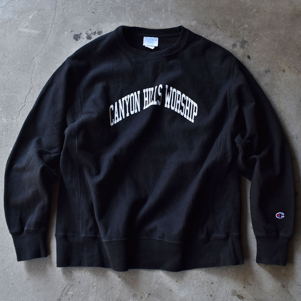 Champion “CANYON HILLS WORSHIP” RWスウェット 231013