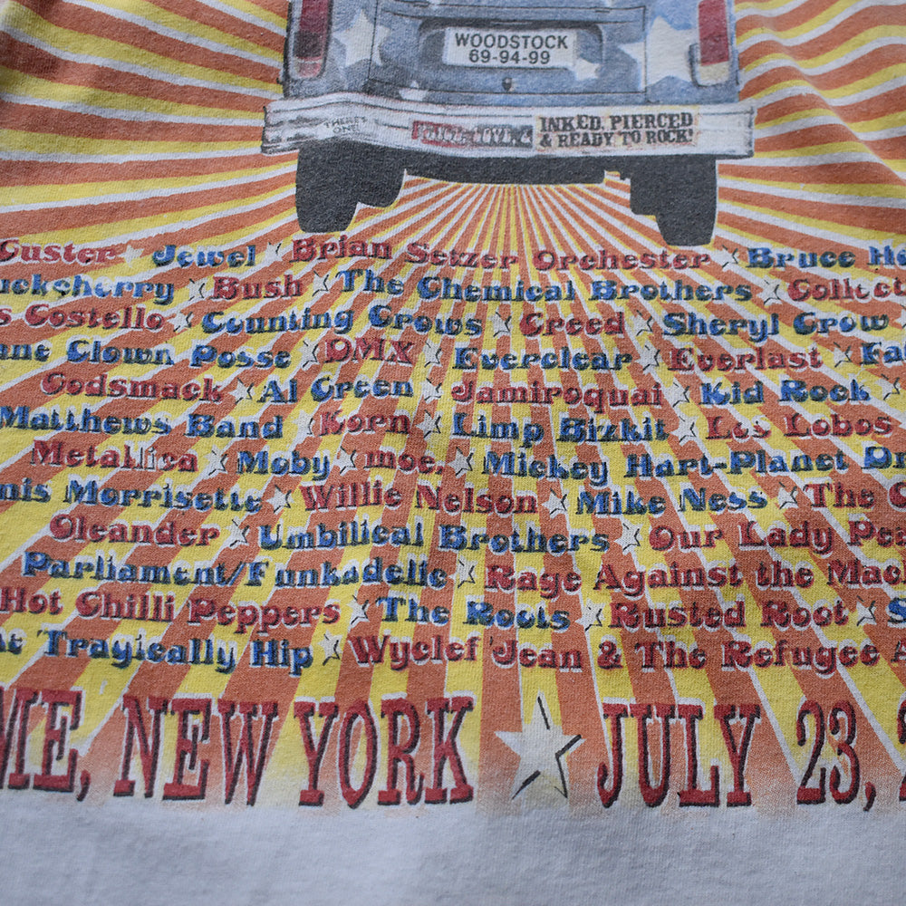 90's Woodstock "Woodstock 99" Tシャツ 240618H