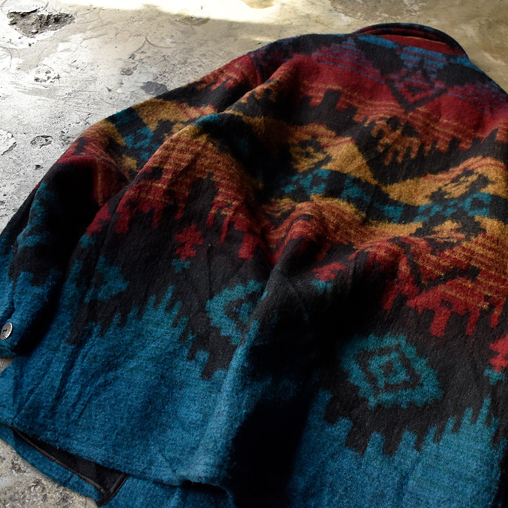 90's Woolrich ネイティブ柄 ウールジャケット USA製 231125H