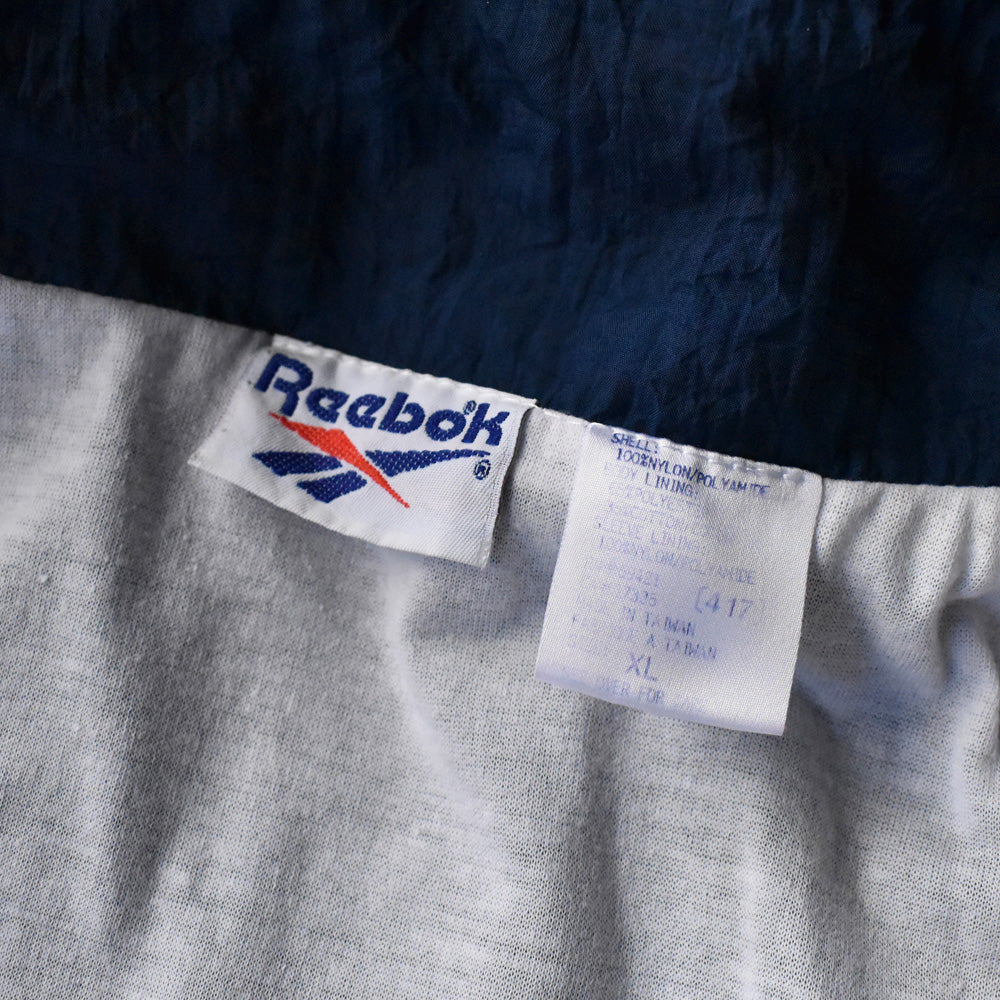 90’s Reebok バックロゴ刺繍 ナイロン トラックジャケット 240604