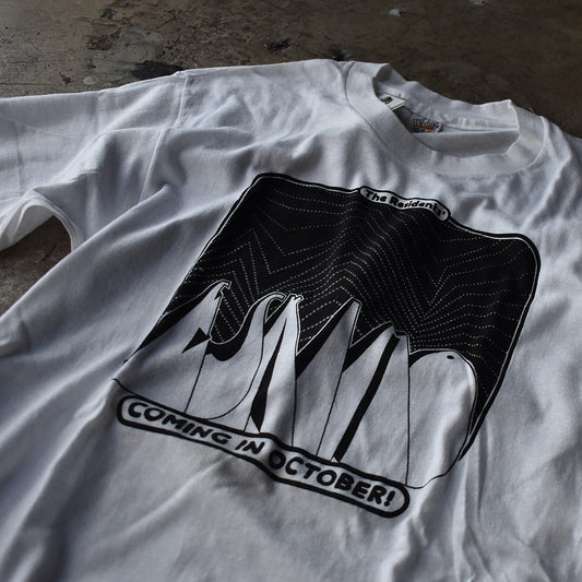 70's The Residents "COMING IN OCTOBER!" ロック Tシャツ 230711H