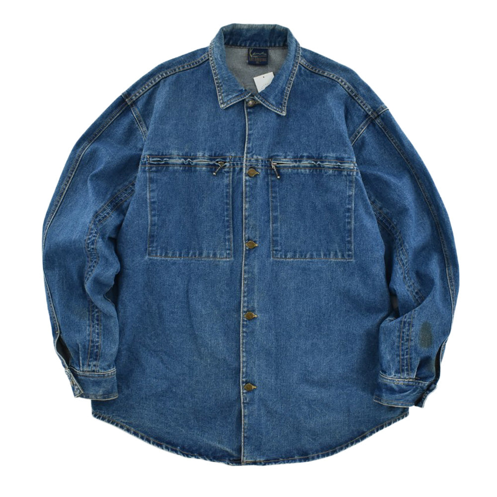 90's Karl Kani メタルプレート デニム シャツジャケット USA製 260310H