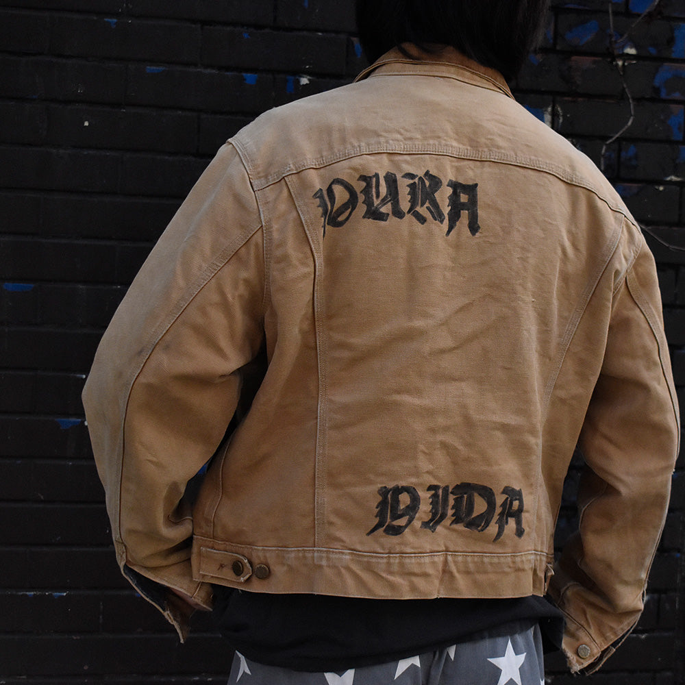 90's Carhartt ダック トラッカージャケット！ ブランケットライナー 231010H