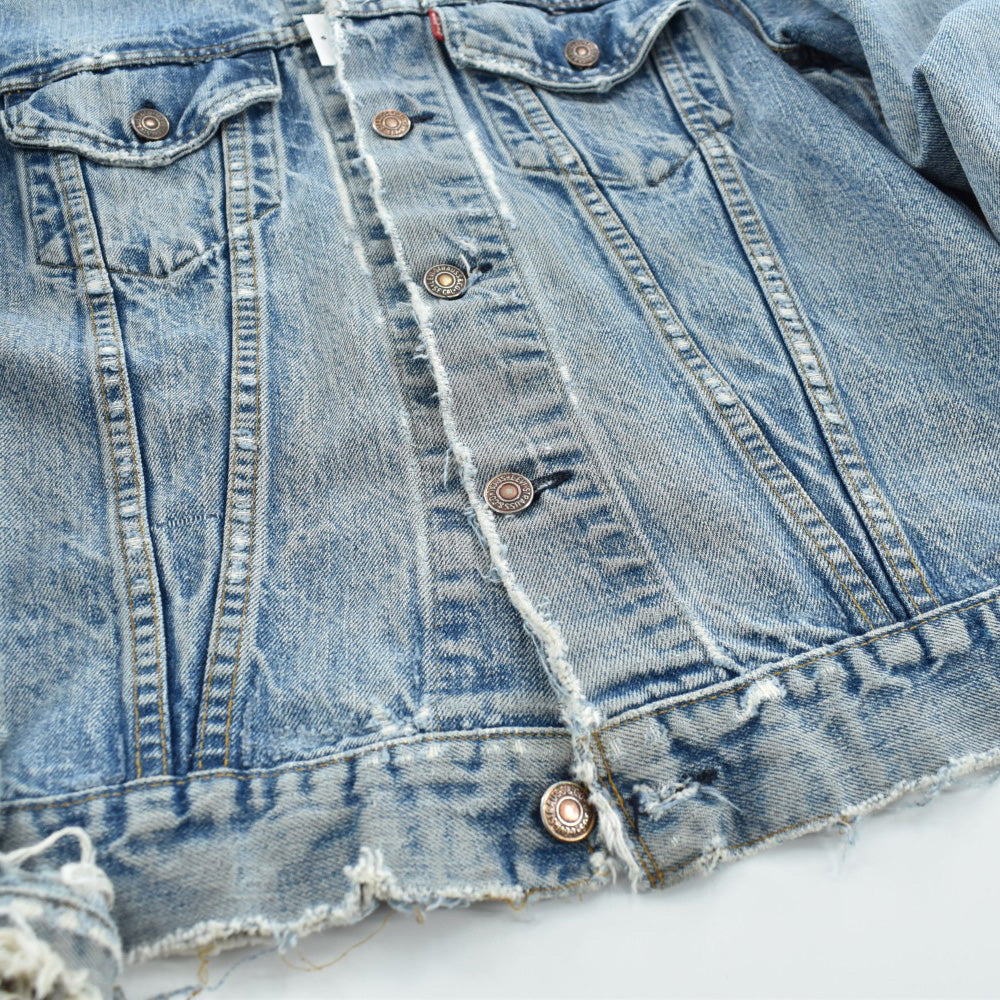 70's Levi's 70505 "BORO" クラッシュデニムジャケット USA製 260306H