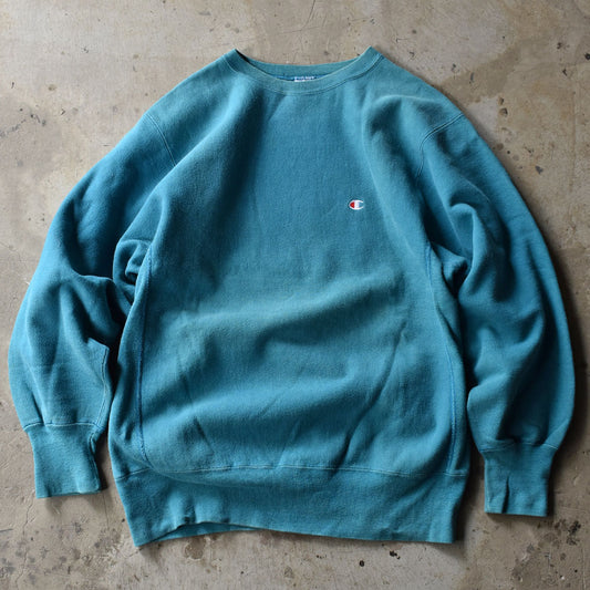 90's Champion/チャンピオン 無地 TRQ RWスウェット USA製 230601