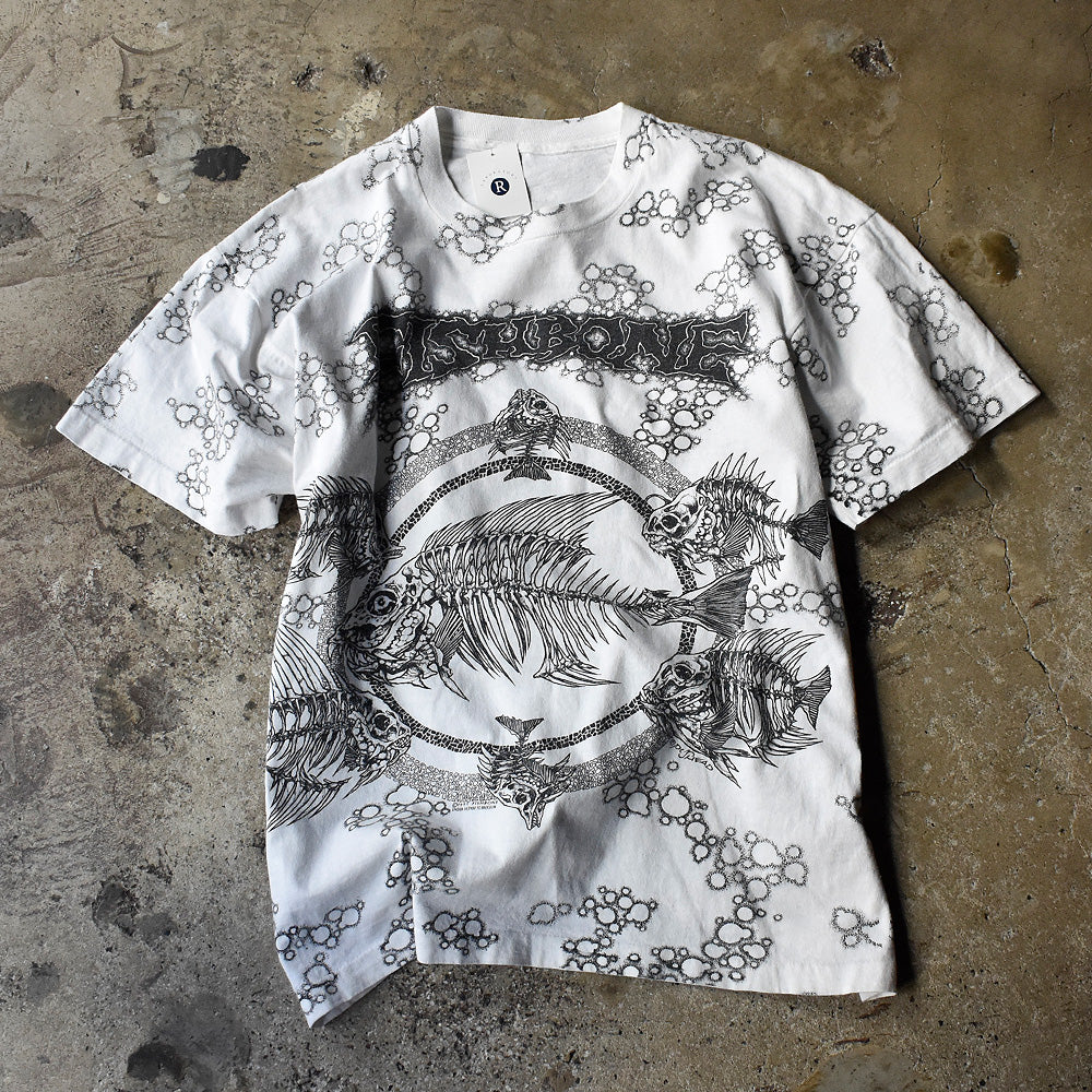 90's FISHBONE×PUSHEAD AOP！ Tシャツ 250102H