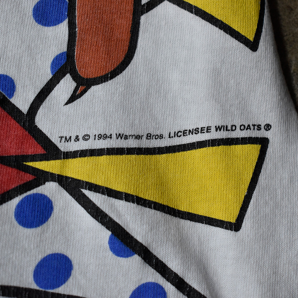 90's AOP！ Looney Tunes “Road Runner” 海外アニメ キャラ Tシャツ USA製 250824H