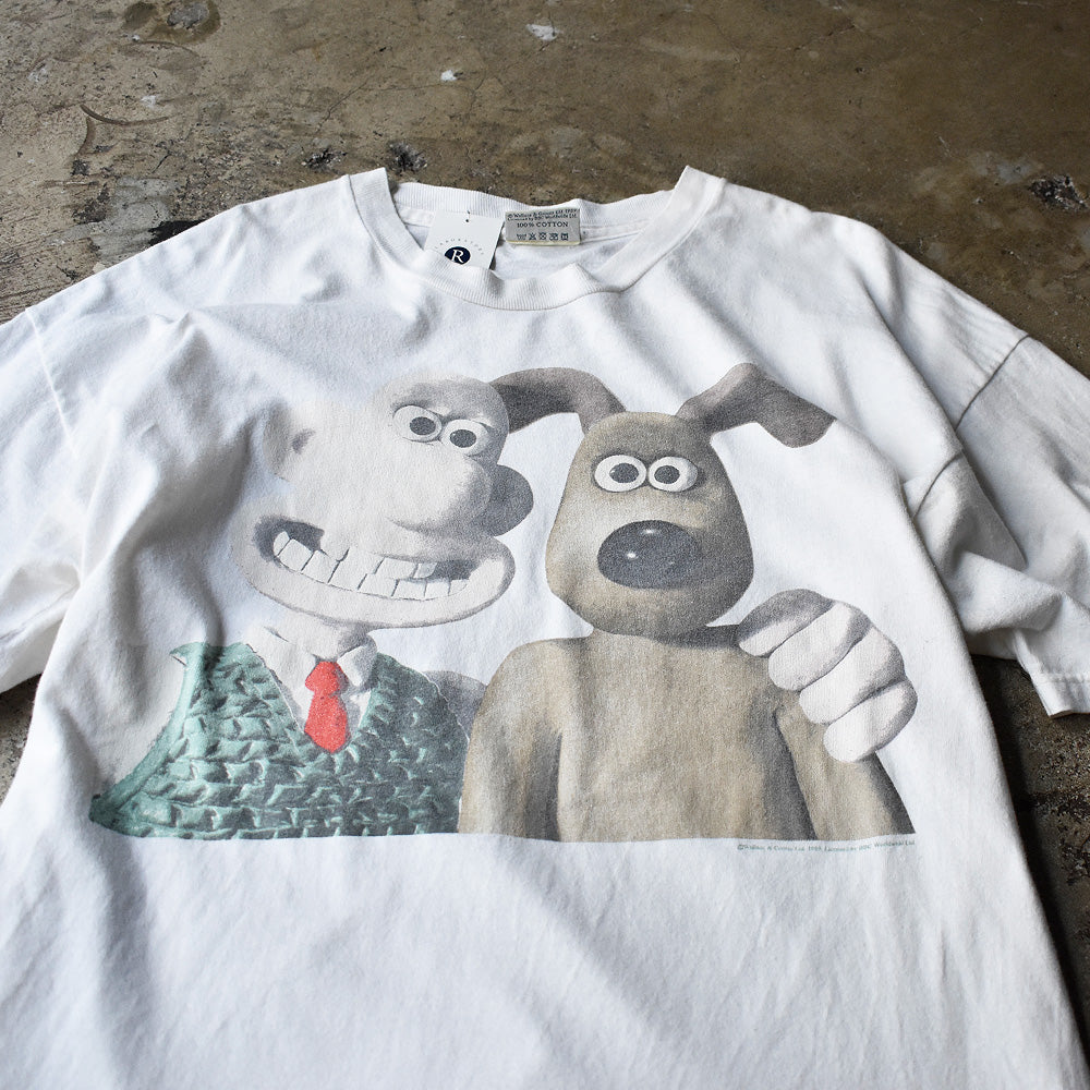 ウォレスとグルミット キャラクターTシャツ 90年代〜2000年代初頭 ヴィンテージ
