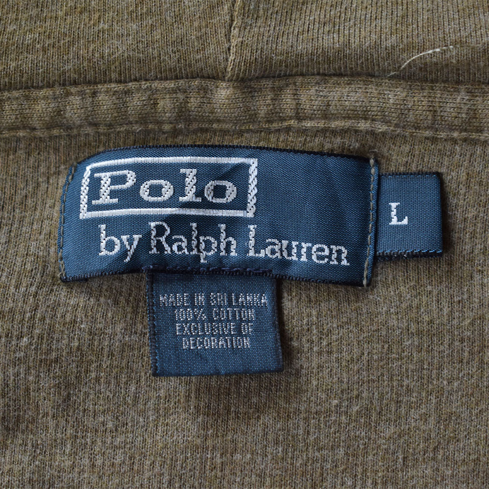 90's　Polo Ralph Lauren/ポロ ラルフ ローレン KHA フルジップパーカー　230727