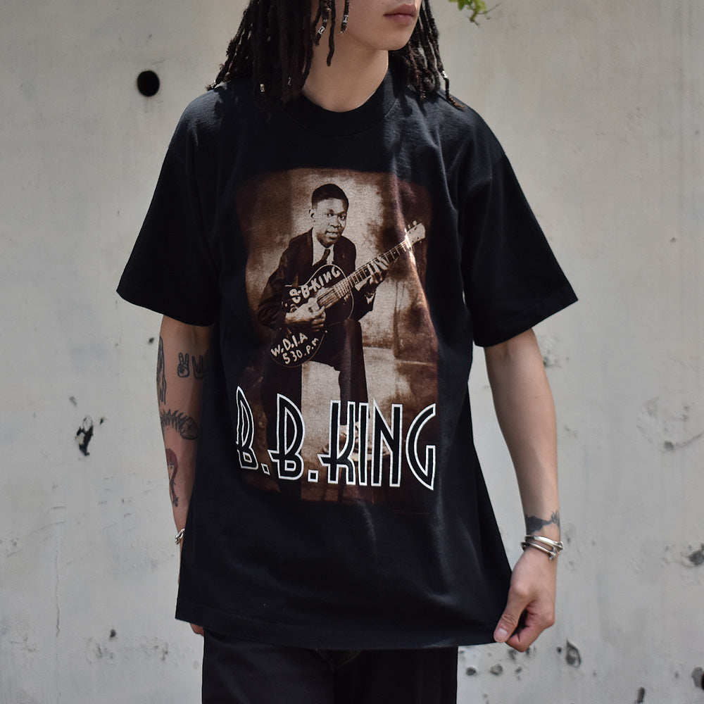 90's　B.B. King/B.B.キング　"King of the Blues" World Tour Tee　230606H