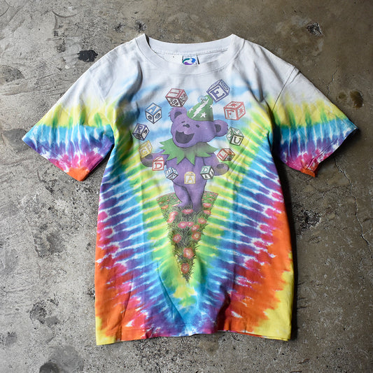 90’s LIQUID BLUE Grateful Dead “デッドベア” タイダイ ロック Tシャツ USA製 250828H