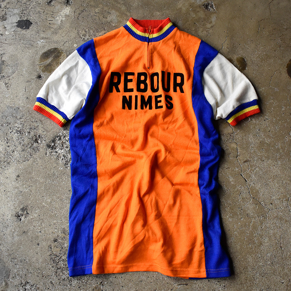 70's REBOUR NIMES サイクリングシャツ France製 240722